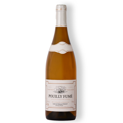 Bouteille de Pouilly-Fumé 2023 du Domaine Figeat, un Sauvignon Blanc élégant et minéral de la Loire.